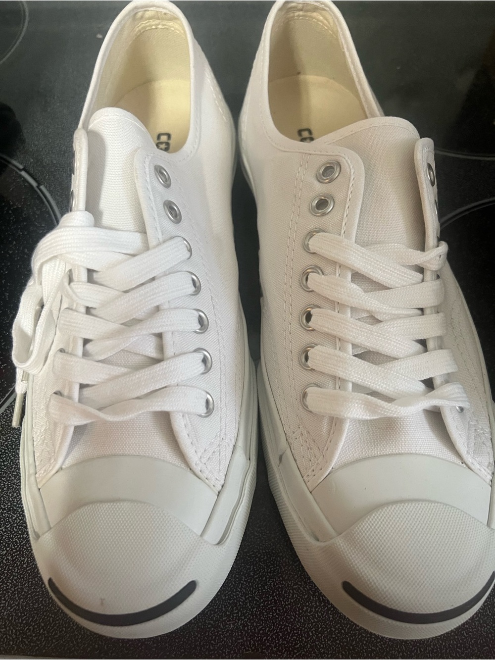 Converse White Low-Top Canvas Sneakers